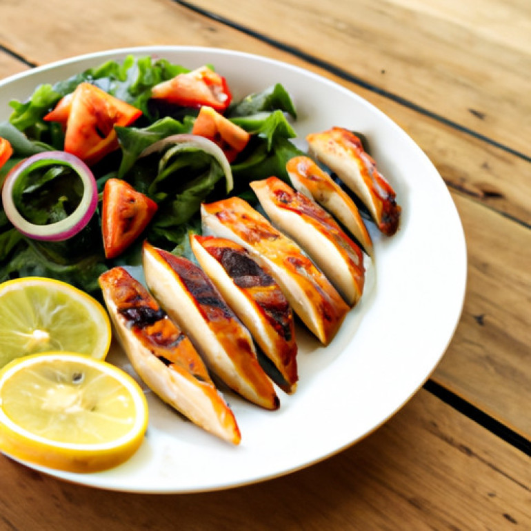 Zesty Grilled Chicken Salad with a Lemon Twist