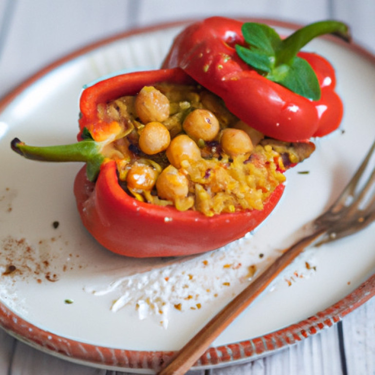 Savory Quinoa and Chickpea Stuffed Peppers: A Flavorful Twist
