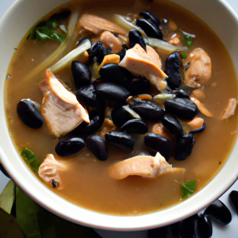 Savor the Smoky Turkey and Black Bean Soup: A Spicy Delight