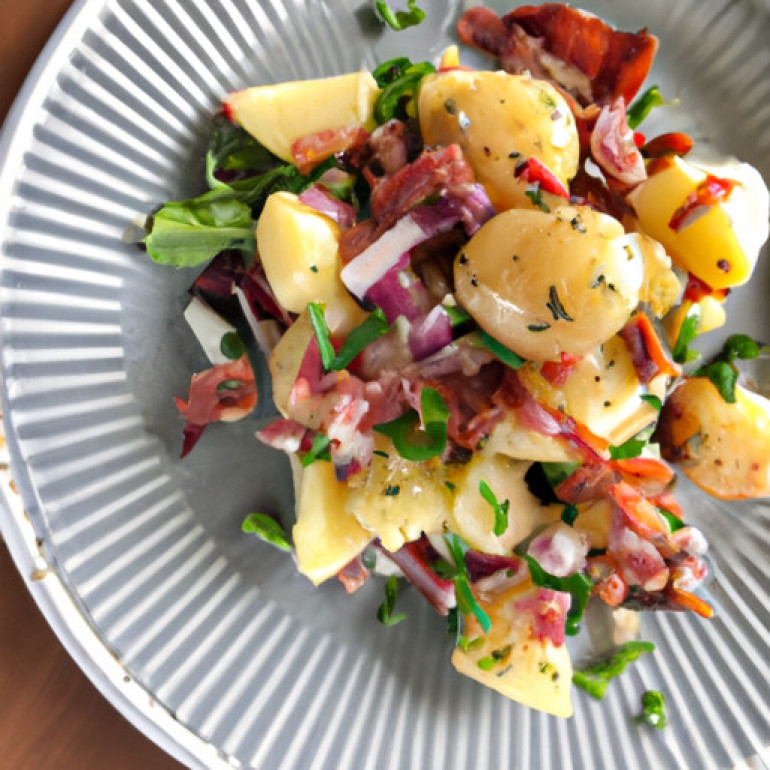 Savory Bacon Potato Salad Recipe: Benno's Kitchen Delight