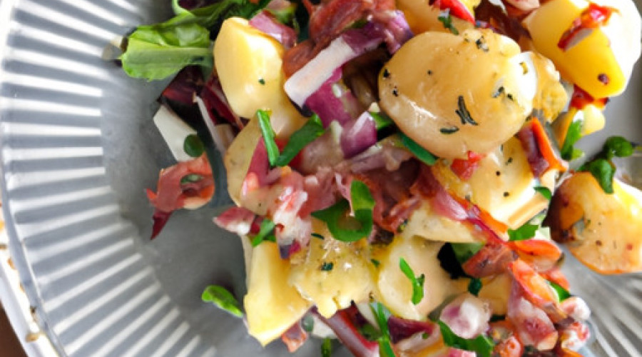 Savory Bacon Potato Salad Recipe: Benno's Kitchen Delight