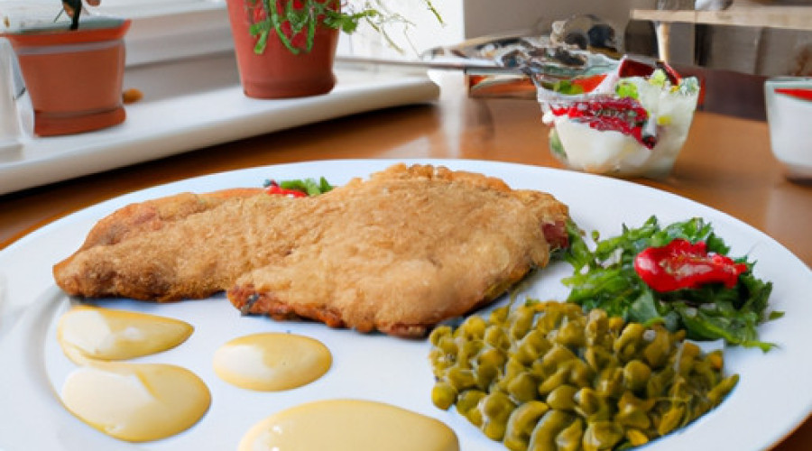 Savor the Crispy Baked Veal Milanese Delight
