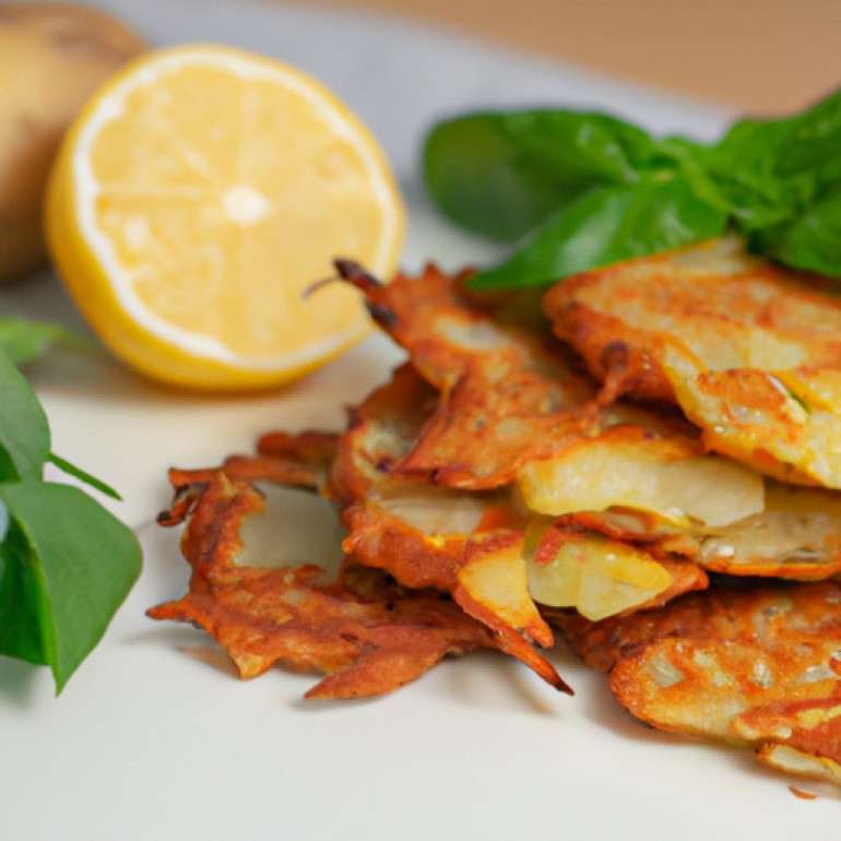 Golden Crispy Potato Fritters: A Savory Delight