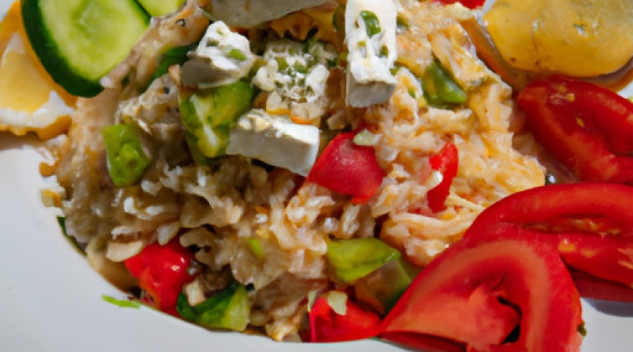 Savor the Mediterranean Delight: Orzo Salad with Feta, Cucumber & Tomato