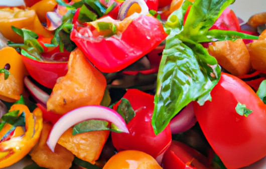 Rustic Tomato Basil Bread Salad Recipe