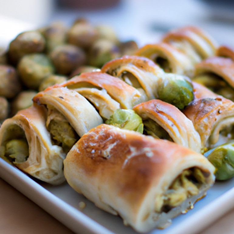 Savory Feta and Brussels Sprouts Spiral: A Delectable Twist