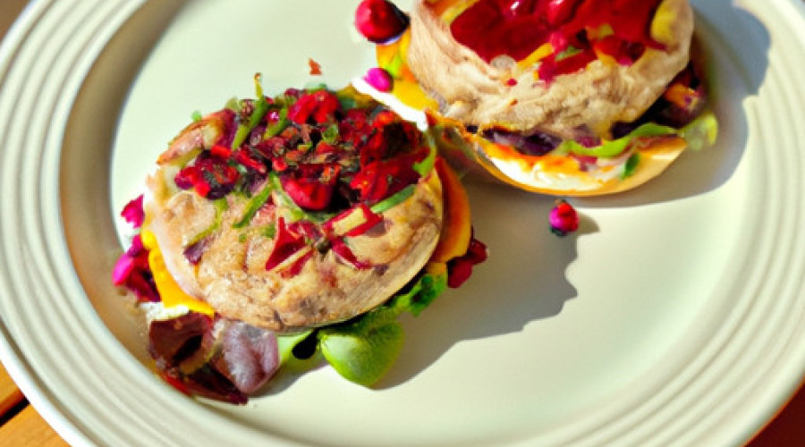 Savor the Flavor: Grilled Turkey Burgers with Zesty Cranberry Horseradish Drizzle