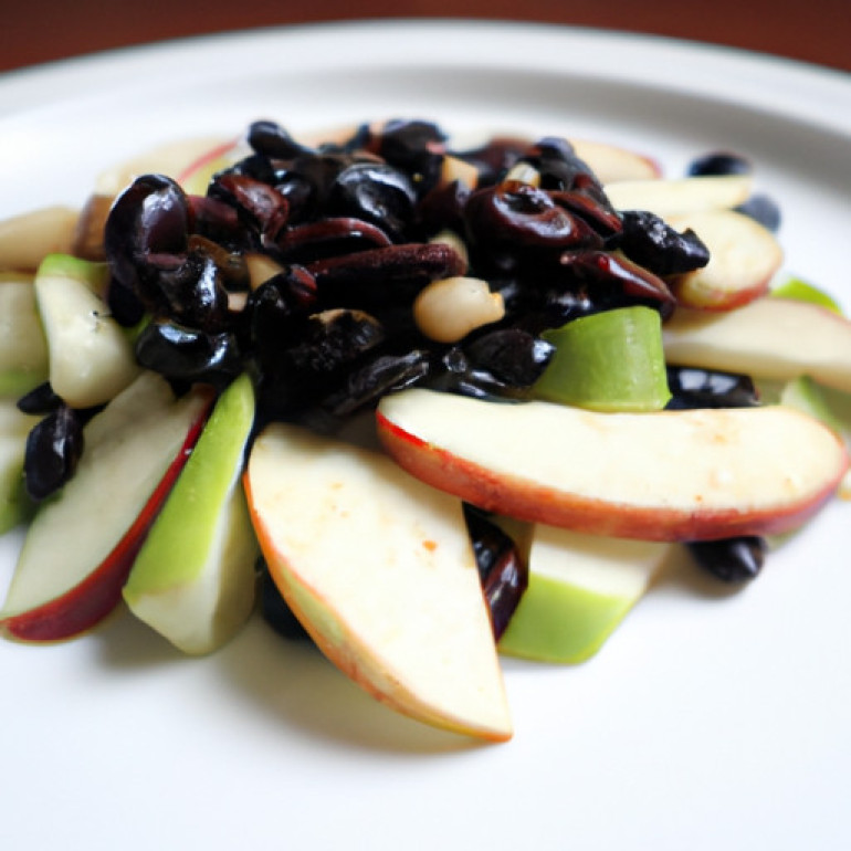 Savory Black Bean Salad with a Crunchy Twist