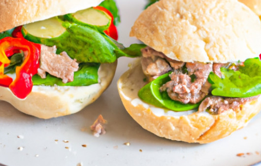 Savory Mediterranean-Inspired Loose Meat Sandwich Recipe