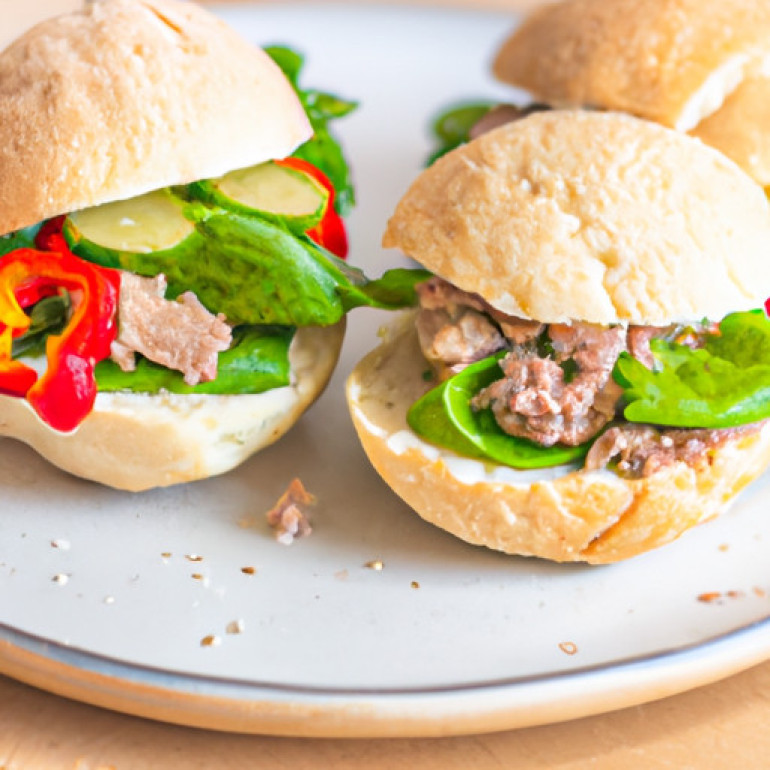 Savory Mediterranean-Inspired Loose Meat Sandwich Recipe