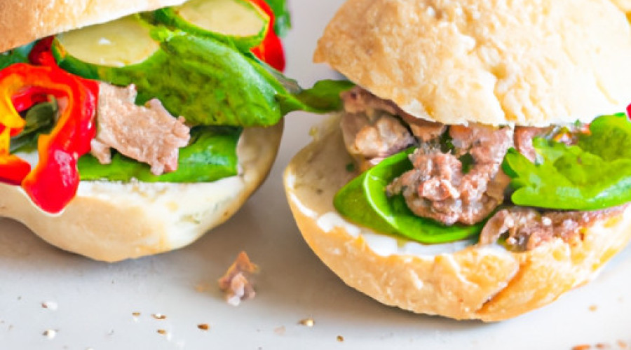 Savory Mediterranean-Inspired Loose Meat Sandwich Recipe