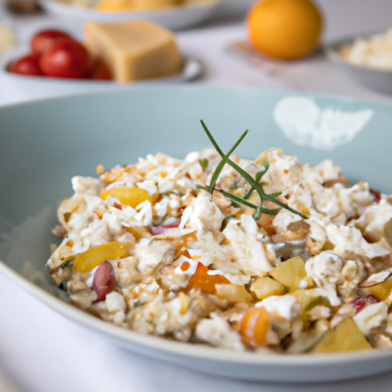 Savory Greek Orzo Delight with Feta: A Mediterranean Twist