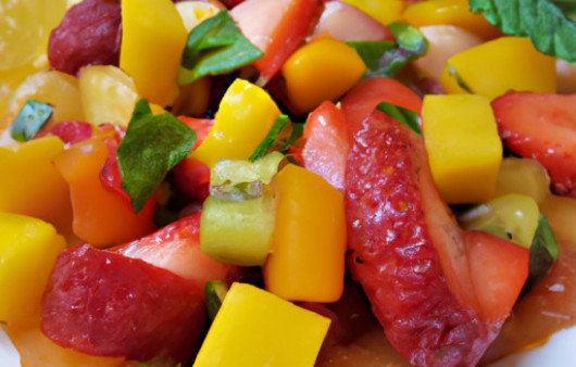 Tropical Fusion Salsa with Mango and Strawberry