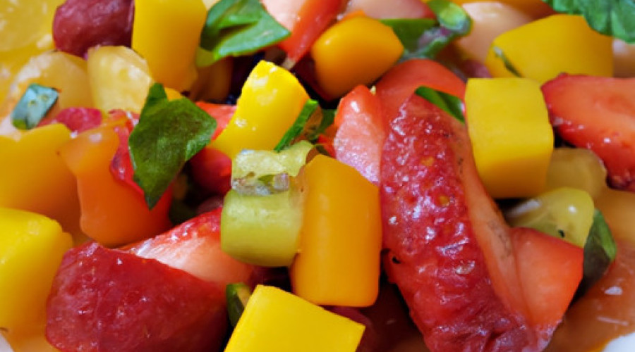 Tropical Fusion Salsa with Mango and Strawberry