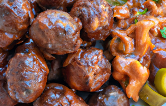Savory Slow-Cooked BBQ Meatballs with Polish Sausage Recipe