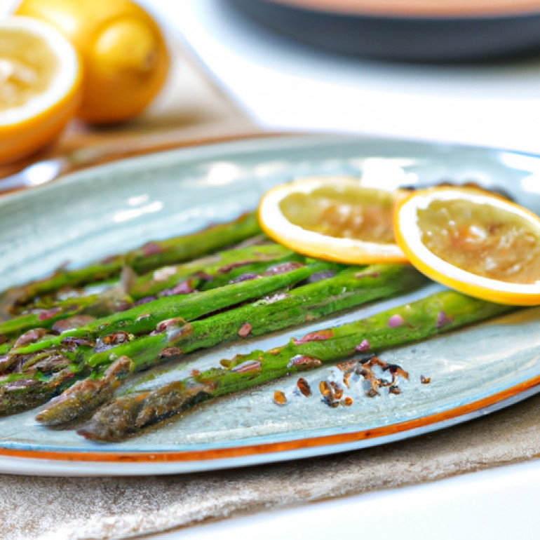 Savory Citrus Infused Asparagus with a Nutty Twist