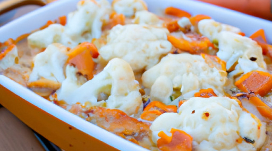 Delectable Veggie Casserole: Cauliflower & Carrot Delight