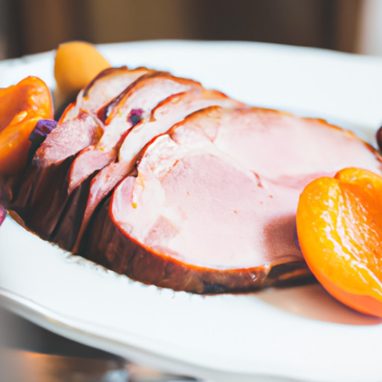 Savory Apricot-Glazed Ham: A Delectable Twist on a Classic Dish