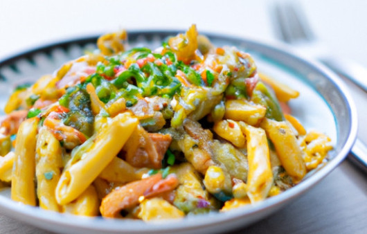 Savor the Flavors: Curried Salmon Pasta Delight