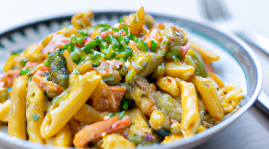 Savor the Flavors: Curried Salmon Pasta Delight