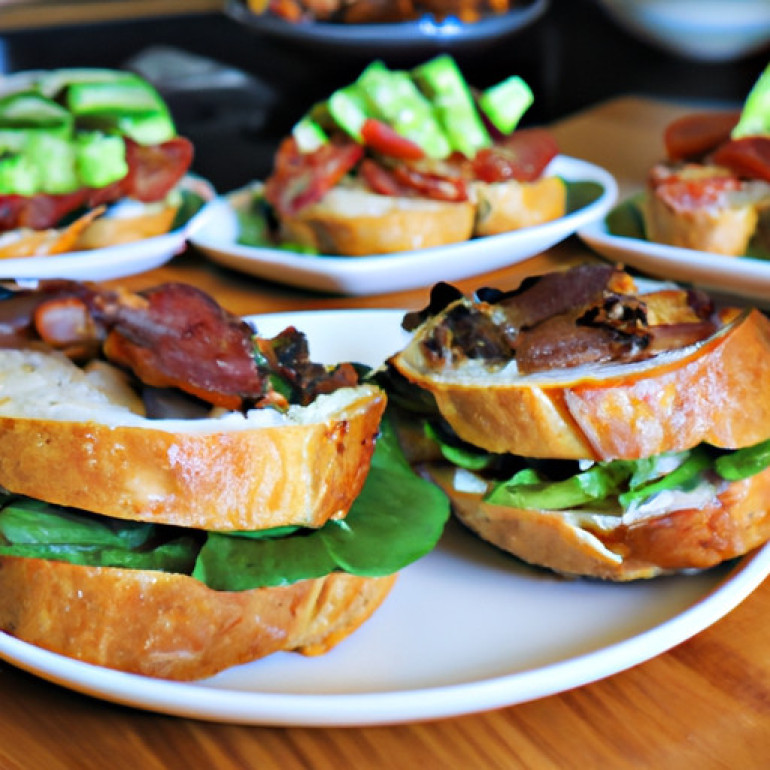 Savory Crunchy Bites: Trail Mix Sandwich Delight