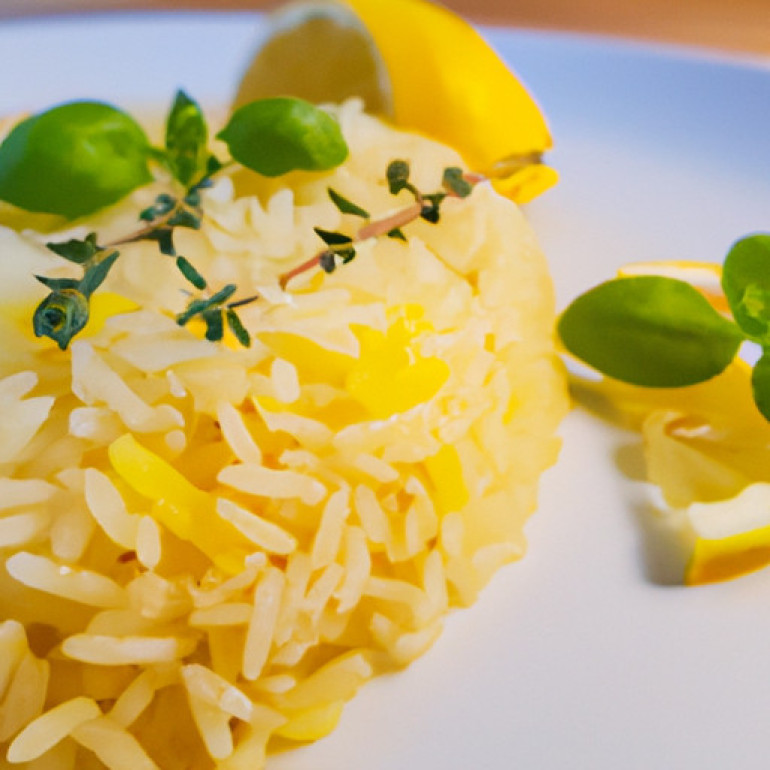 Zesty Lemon Thyme Rice Delight
