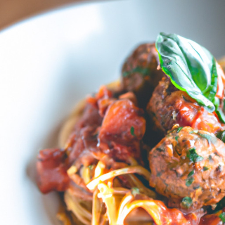 Savory Bison Meatballs with Spaghetti: A Delicious Twist!