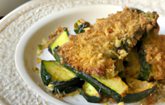 Crunchy Parmesan Zucchini With a Zesty Twist