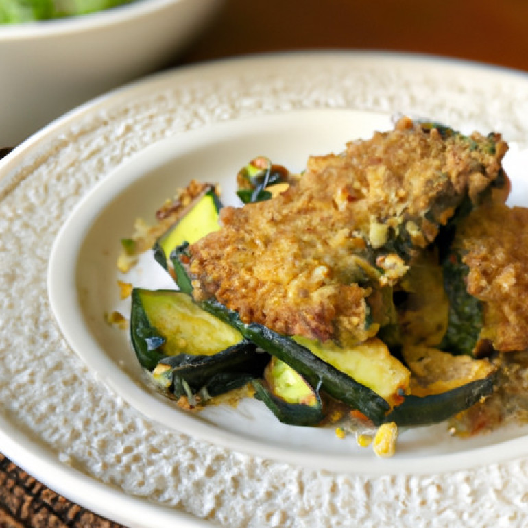 Crunchy Parmesan Zucchini With a Zesty Twist