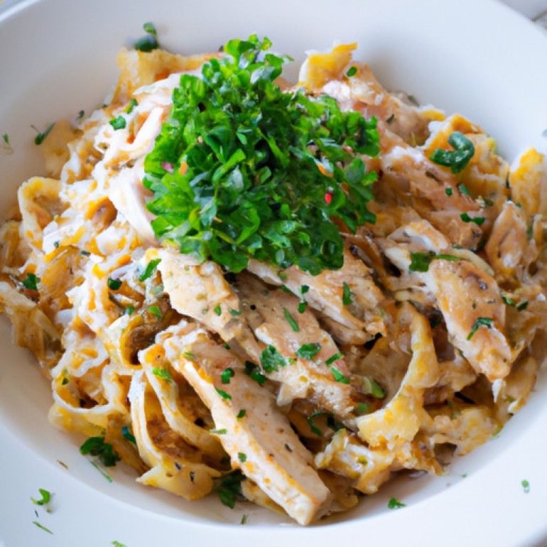 Creamy Garlic Alfredo Chicken: A Delectable Twist!