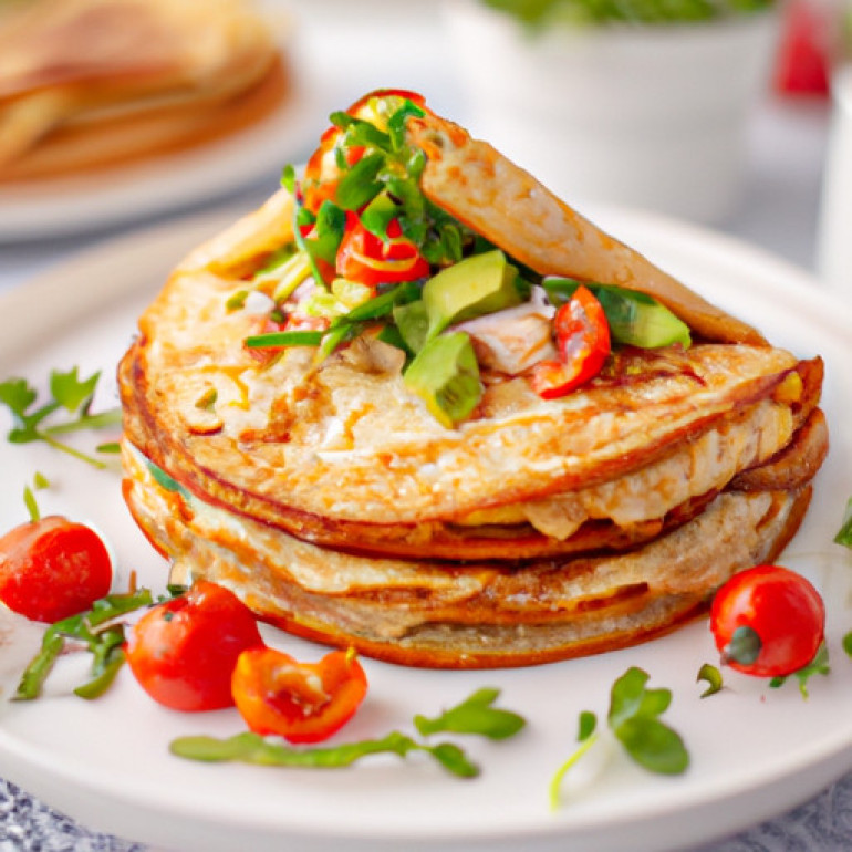 Ultimate Hearty Breakfast Crepes: Delicious Low-Carb Recipe