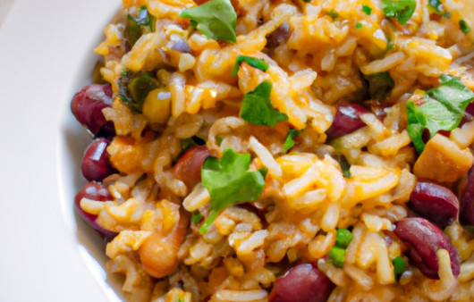Classic Puerto Rican Rice and Bean Delight