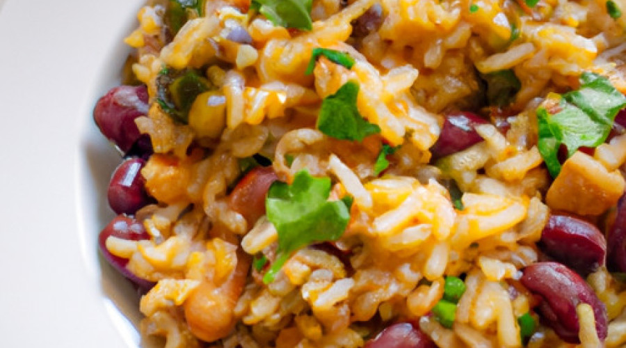 Classic Puerto Rican Rice and Bean Delight