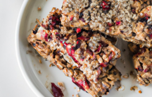 Decadent Dark Chocolate and Tart Cranberry Power Bars