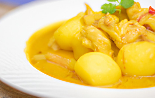 Savory Chicken Curry with Fragrant Lemongrass and Potatoes