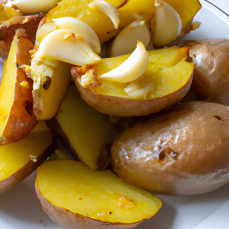 Savory Grilled Potato and Garlic Scape Parcels: A Flavorful Twist