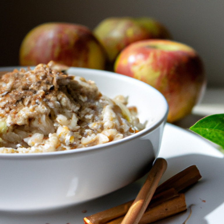 Delicious Instant Pot Vegan Steel-Cut Oats with Apple Cinnamon Twist