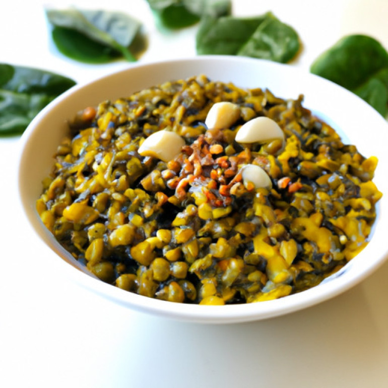 Savory Spinach Mung Bean Dahl: A Flavorful Vegetarian Delight