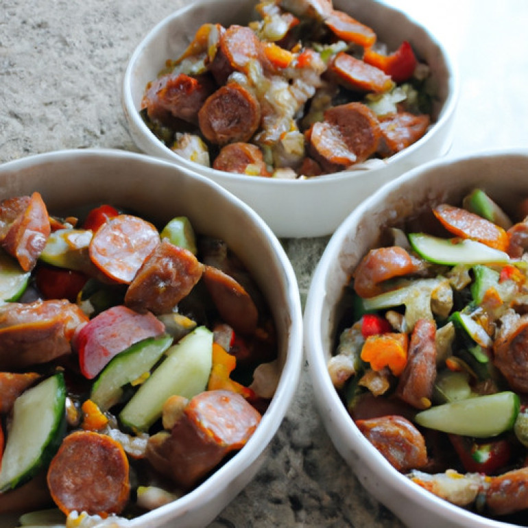 Savory Sausage Veggie Bowls: A Delicious Prep-Ahead Dish