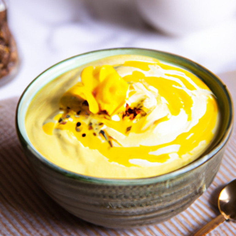 Creamy Golden Turmeric Nice Cream Recipe