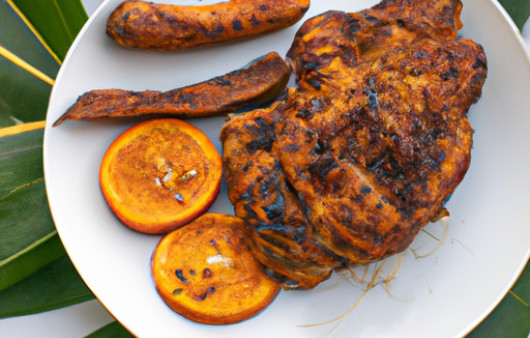 Succulent Citrus-infused Grilled Jerk Chicken Recipe