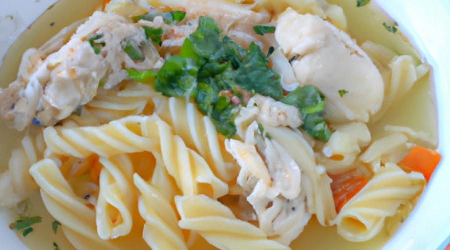 Savory Chicken Pasta Soup made in the Instant Pot®