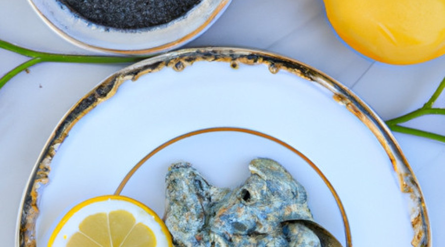Zesty Fruit Dip with Lemon and Poppy Seed Flavor