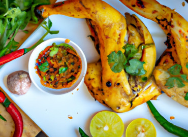 Savory Spiced Chicken with Zhug Sauce: A Flavorful Twist