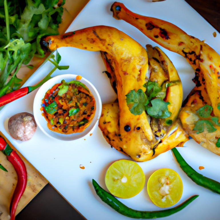 Savory Spiced Chicken with Zhug Sauce: A Flavorful Twist