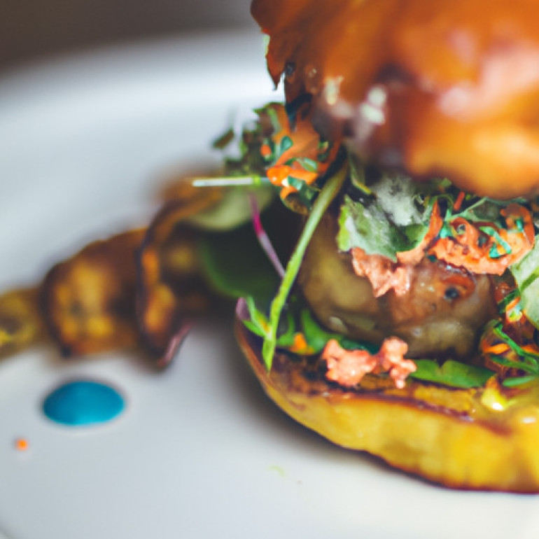 Savory Blue Cheese Stuffed Buffalo Burger Recipe