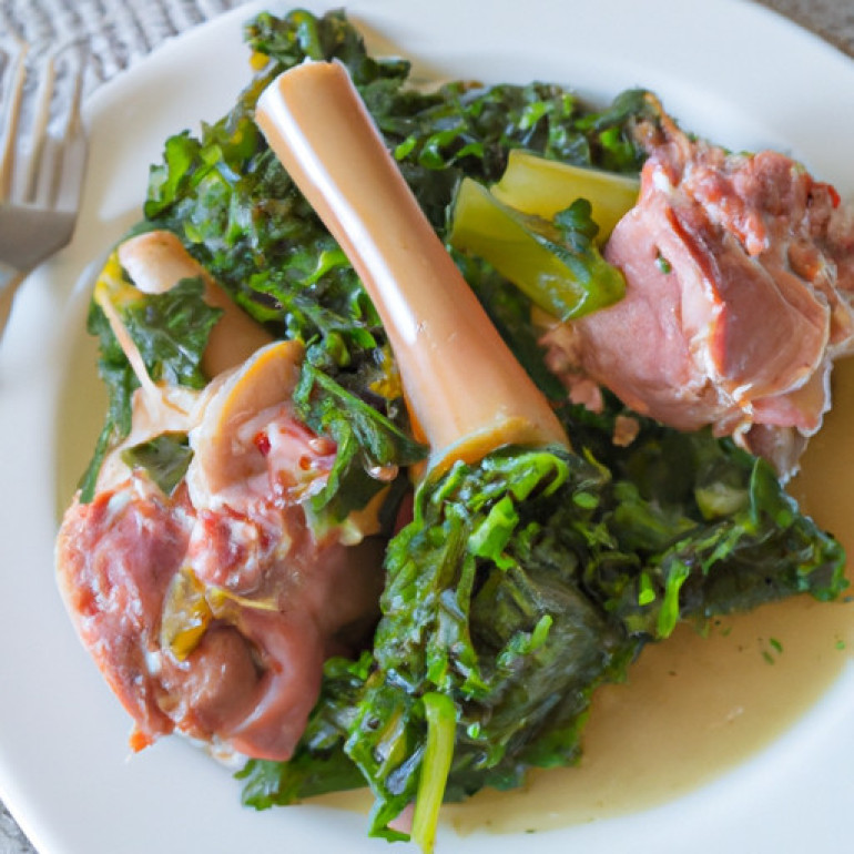 Savory Collard Greens & Smoky Ham Hocks Recipe: A Flavorful Twist!