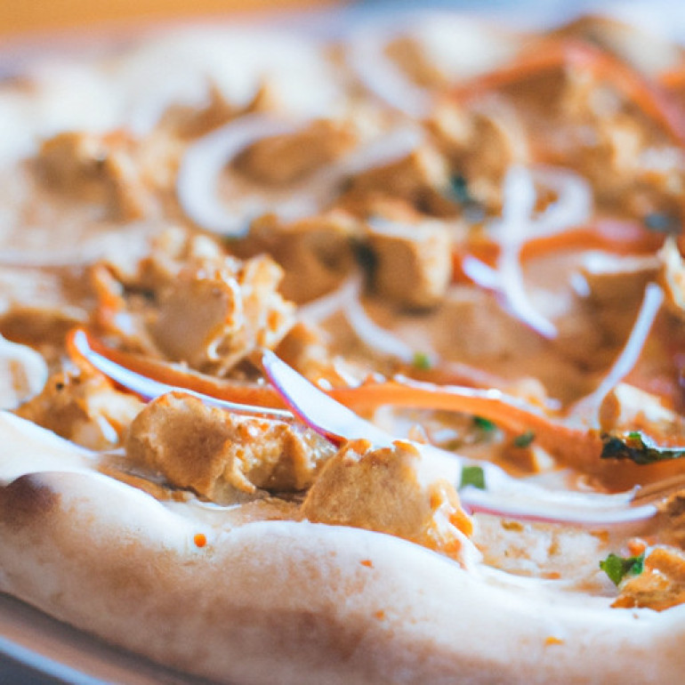 Savory Buffalo Chicken Flatbread Pizza Recipe