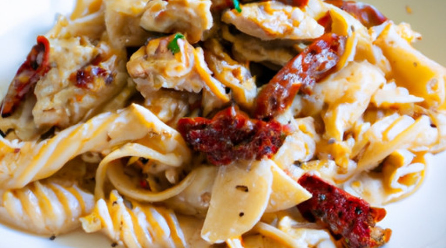 Savory Sun-Dried Tomato Chicken Alfredo: A Flavorful Twist!