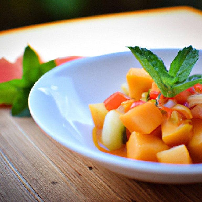 Zesty Melon Salsa: A Refreshing Twist for Your Taste Buds